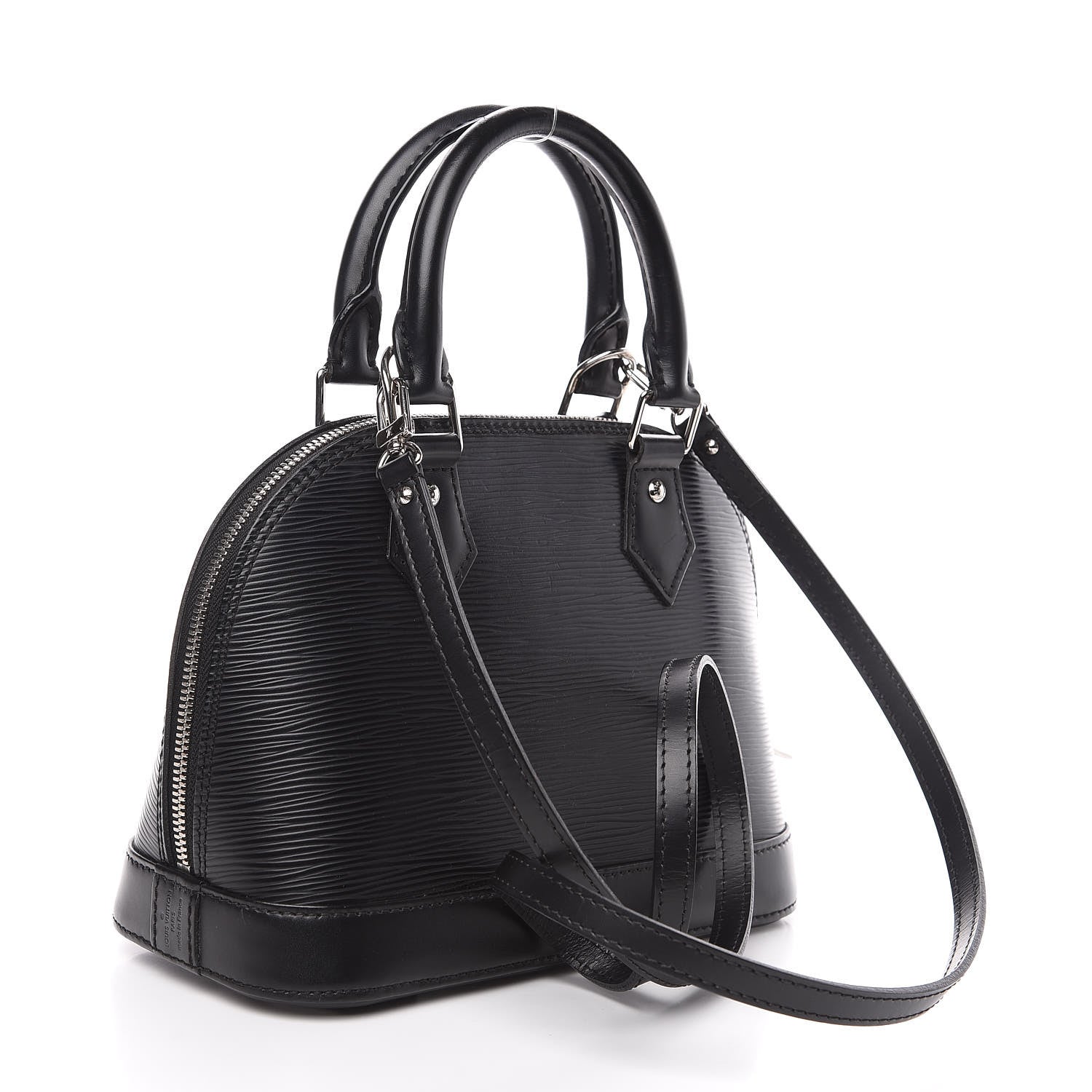 Louis Vuitton Epi Alma BB Black 2 of 8