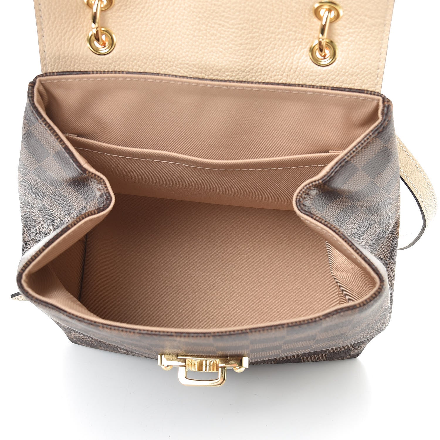 Louis Vuitton Damier Ebene Clapton Backpack Creme 5 of 9