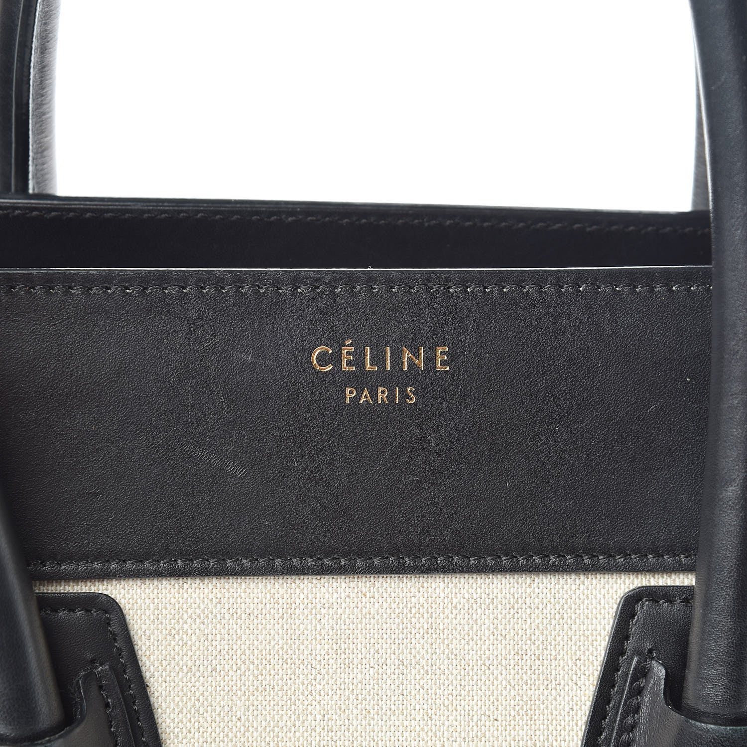 Celine Canvas Smooth Calfskin Mini Tri-Color Luggage Royal 9 of 18