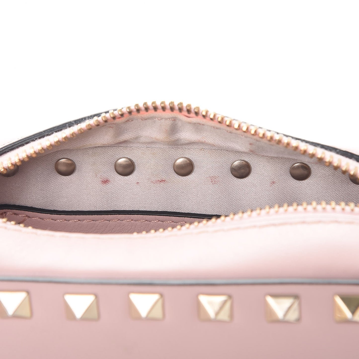 Calfskin Small Rockstud Chain Camera Crossbody Bag Loto