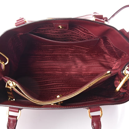 Prada Saffiano Medium Tote Cherry 6 of 13