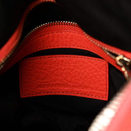 Alexander Wang Pebbled Lambskin Rocco Tangerine Pale Gold Hardware 5 of 8