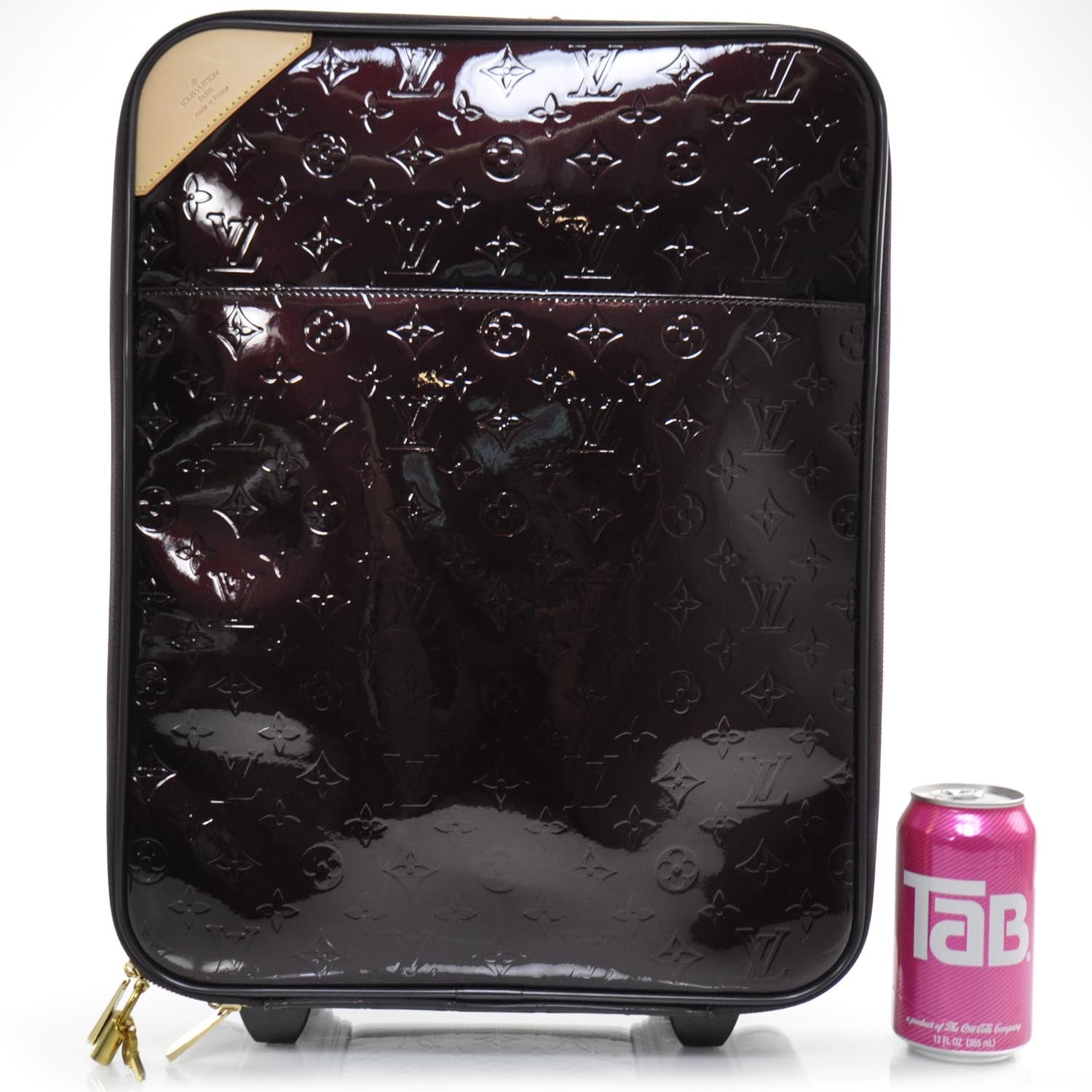 Louis Vuitton Vernis Pegase 45 Rolling Luggage Amarante 2 of 10
