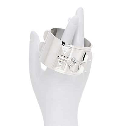 Hermes Sterling Silver Collier De Chien Bracelet LG 2 of 5