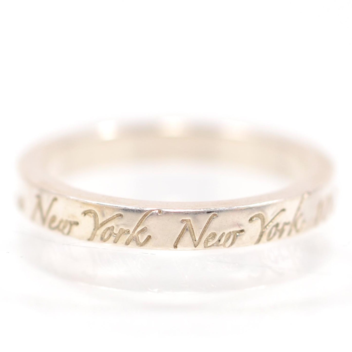 Sterling Silver Notes Narrow Ring 6.5