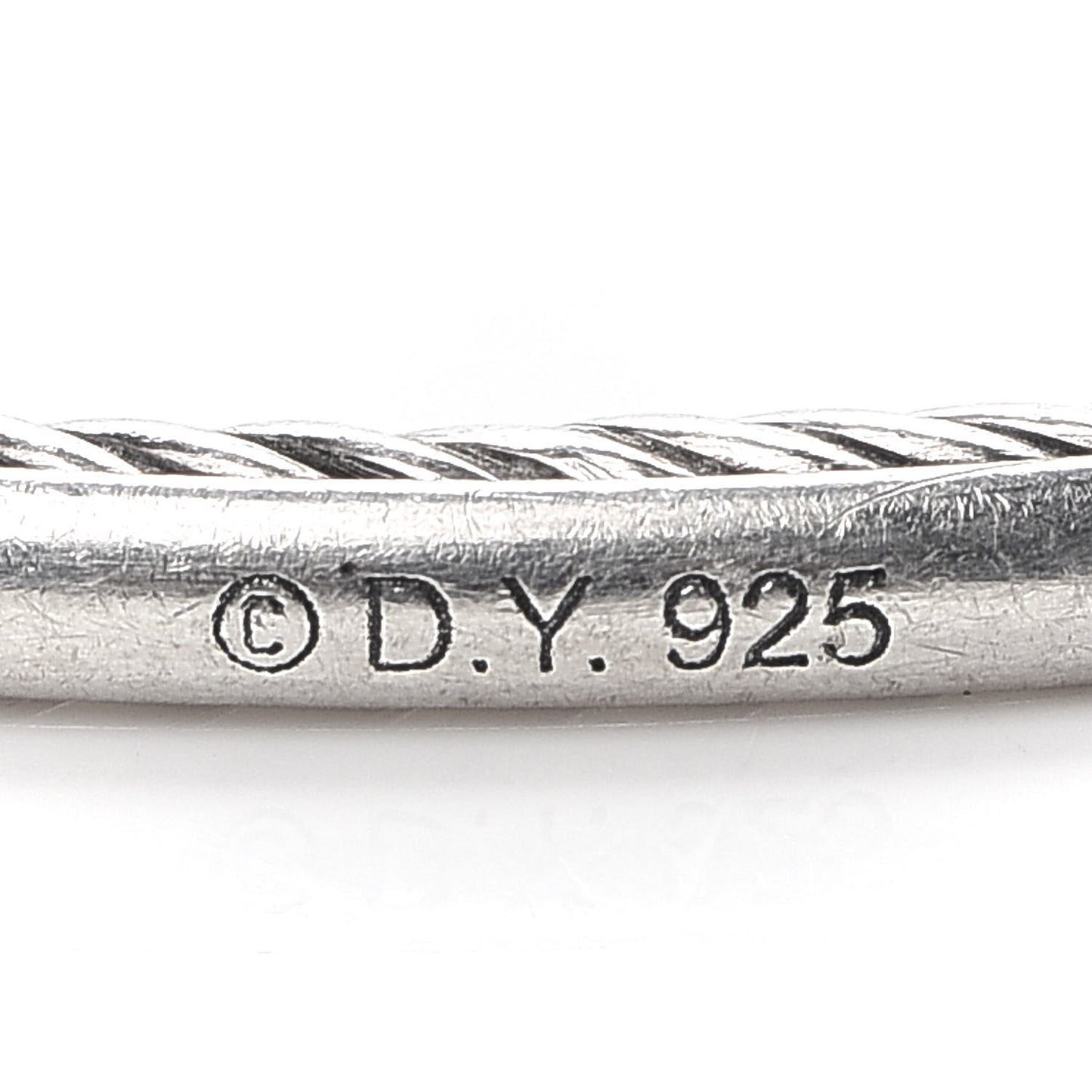 Sterling Silver Classics Cable Bangle Bracelet