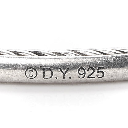 David Yurman Sterling Silver Classics Cable Bangle Bracelet 4 of 4