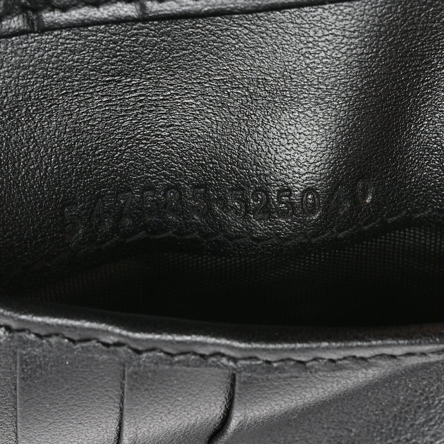 Plutone Calfskin Logo Bi-Fold Wallet Black