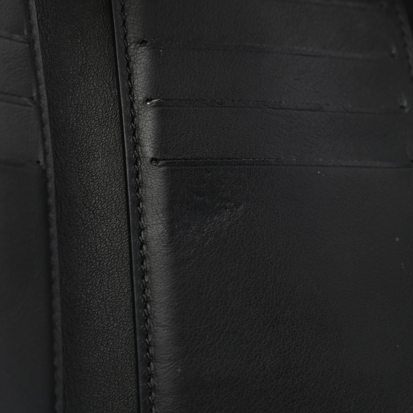 Taurillon Embellished Capucines Compact Wallet Black