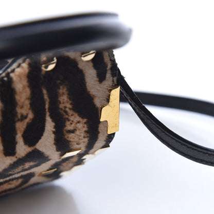 Jimmy Choo Calf Hair Leopard Print Amie Top Handle Bag 10 of 15