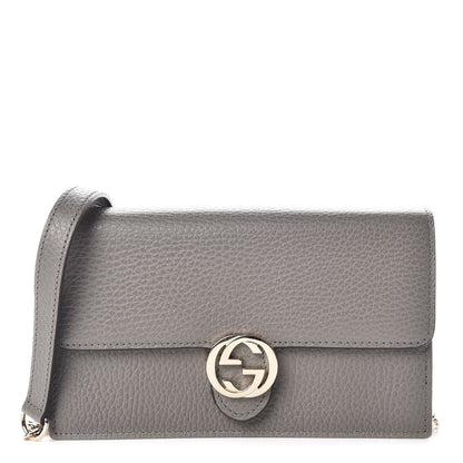 Gucci Dollar Calfskin Interlocking G Chain Wallet Loess 1 of 10