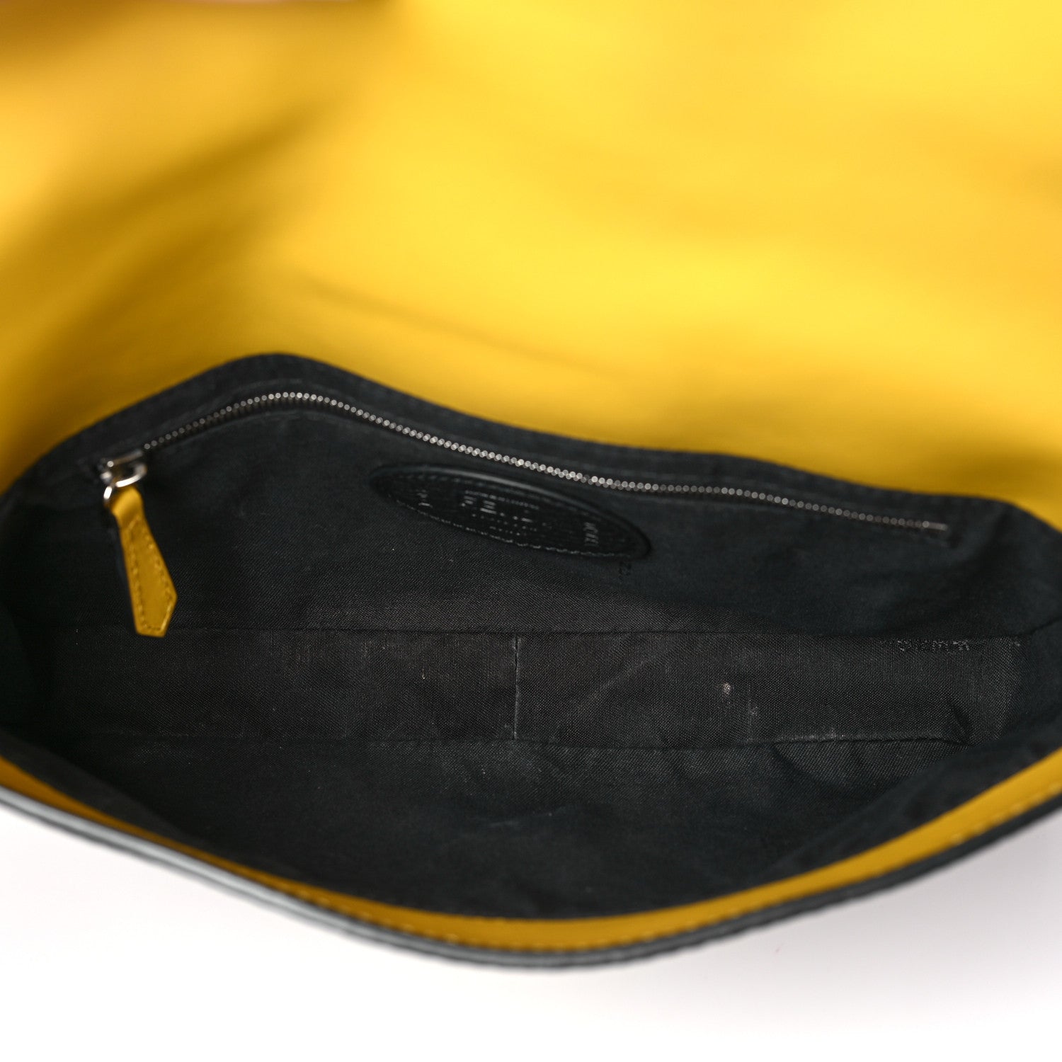 Fendi Cuoio Romano Lux Enamel Selleria Belt Baguette Bag Graphite 5 of 9