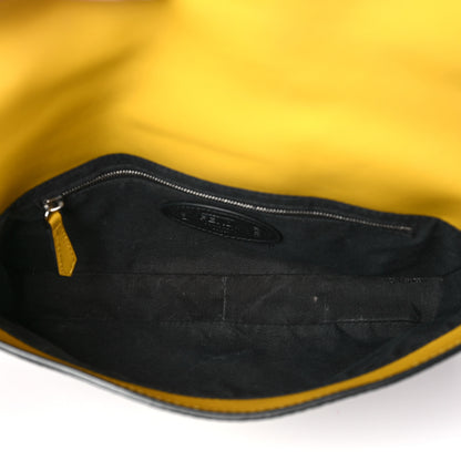 Fendi Cuoio Romano Lux Enamel Selleria Belt Baguette Bag Graphite 5 of 9