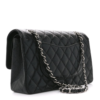Chanel Caviar Quilted Medium Double Flap Black 2 of 11