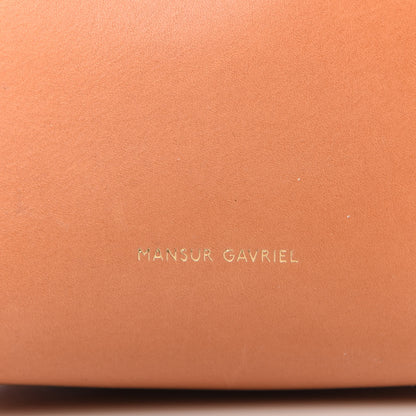 Mansur Gavriel Calfskin Mini Bucket Bag Cammello Rosa 9 of 9