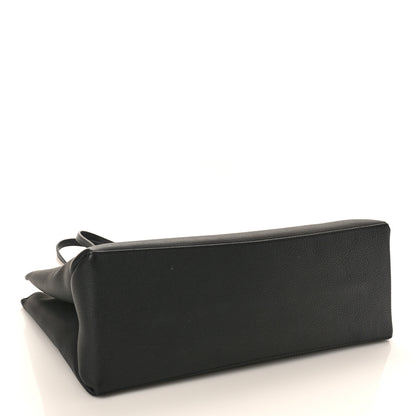 Louis Vuitton Grained Calfskin Lockme Shopper Black 4 of 14