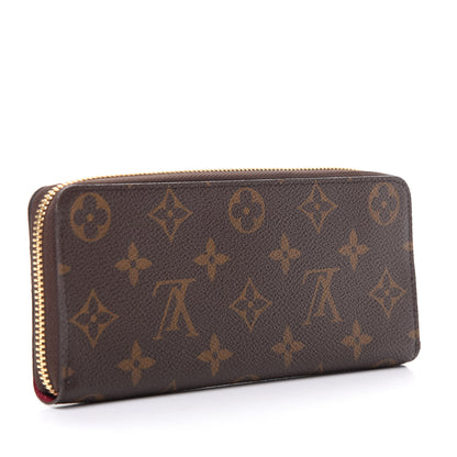 Louis Vuitton Monogram Clemence Wallet Fuchsia 3 of 8