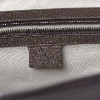 Gucci GG Supreme Monogram Textured Calfskin Web Ophidia Documents Holder Beige Ebony New Acero 6 of 10