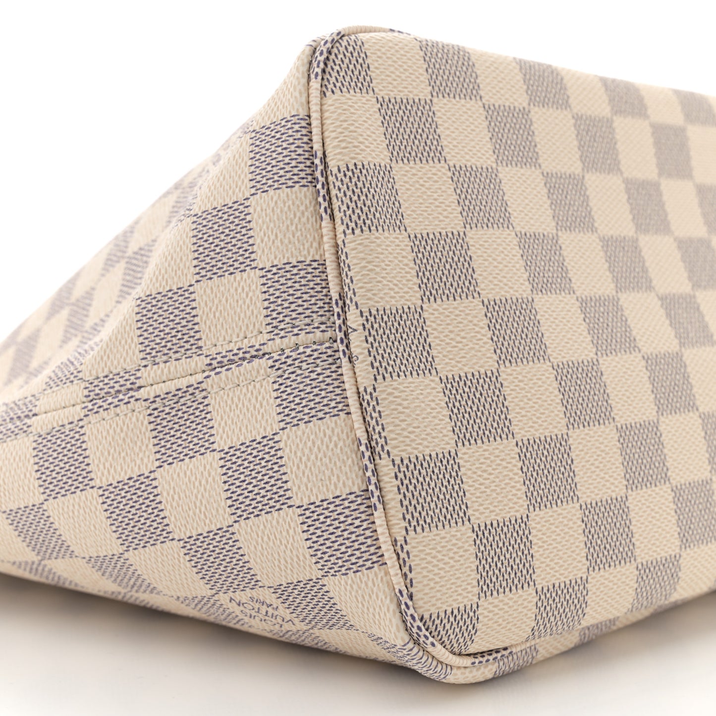 Damier Azur Neo Neverfull MM Rose Ballerine