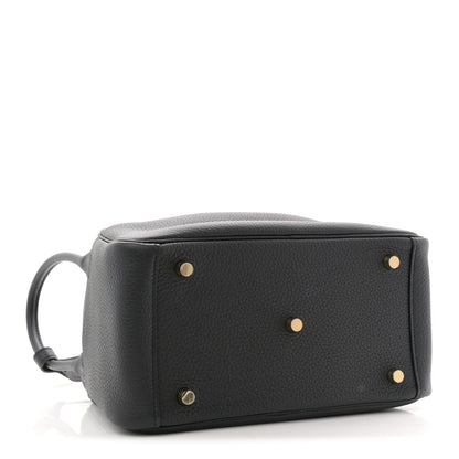 Hermes Taurillon Clemence Lindy 26 Black 4 of 10