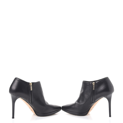 Jimmy Choo Lambskin Lindsey 100 Pointed Toe Ankle Boots 40 Black 5 of 12