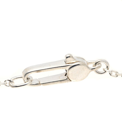 Gucci Sterling Silver Trademark Heart Pendant Necklace 3 of 3