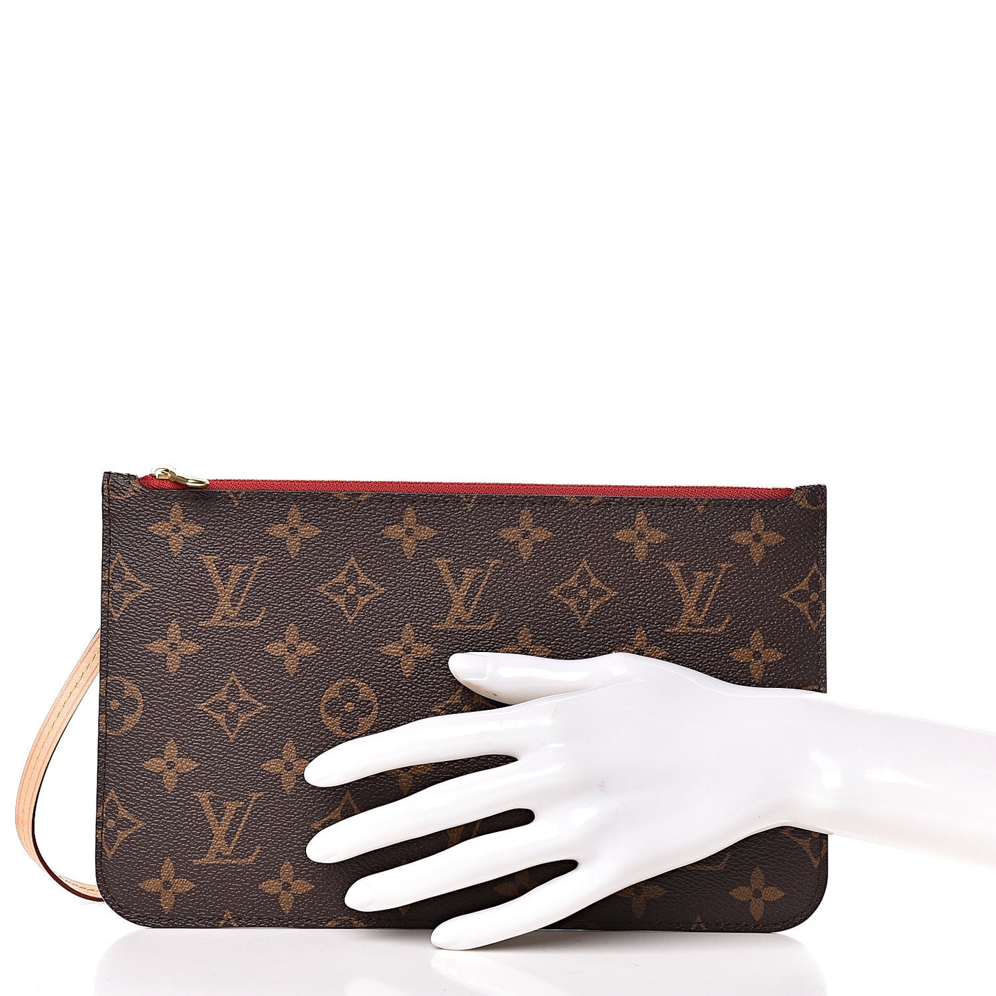 Monogram Neverfull MM GM Pochette Cherry