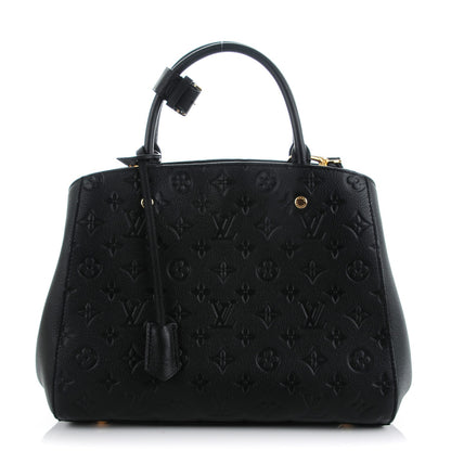 Louis Vuitton Empreinte Montaigne MM Black 1 of 7