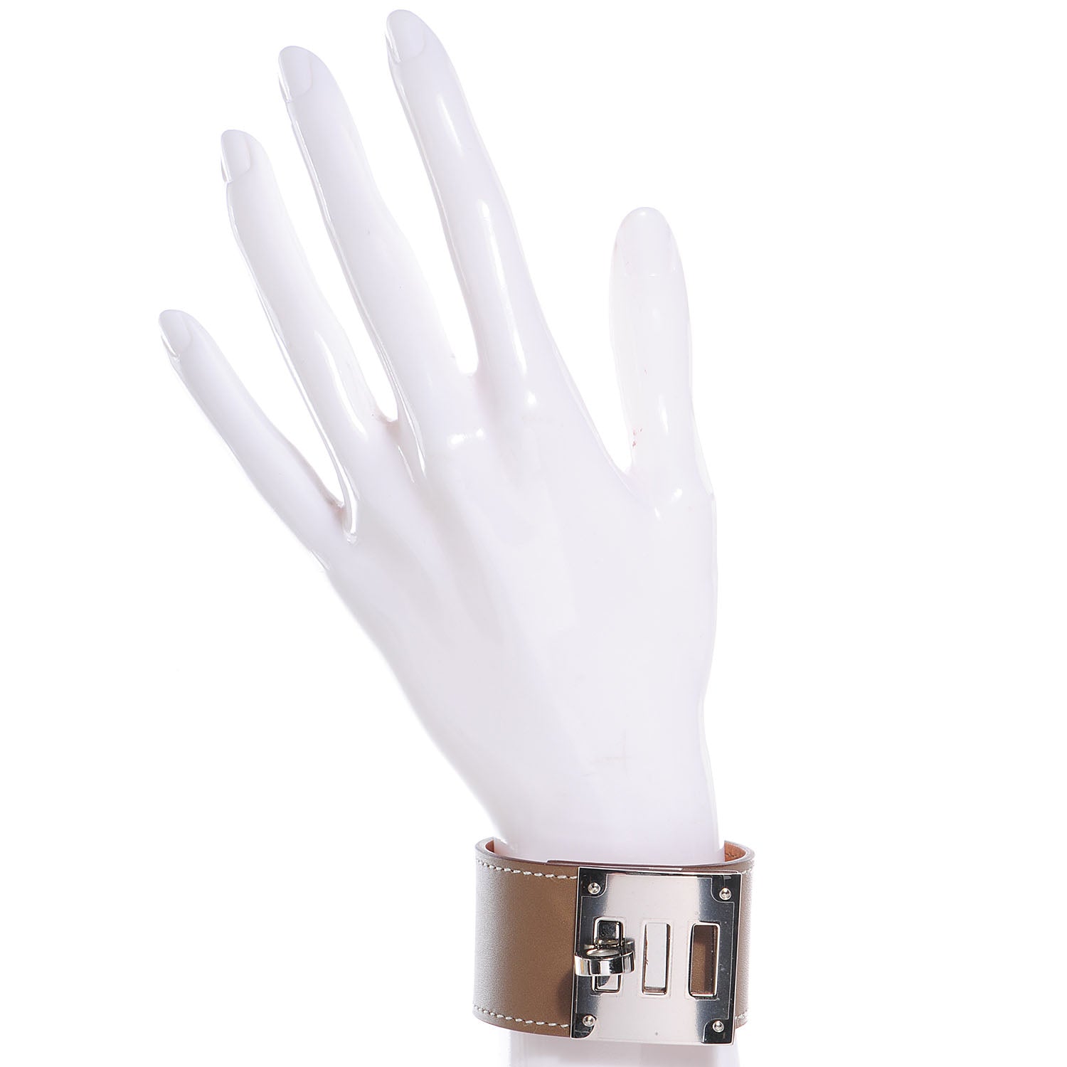 Hermes Swift Kelly Dog Cuff Etoupe 2 of 6