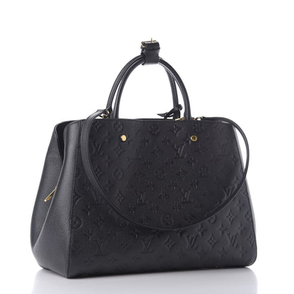 Louis Vuitton Empreinte Montaigne GM Black 2 of 10