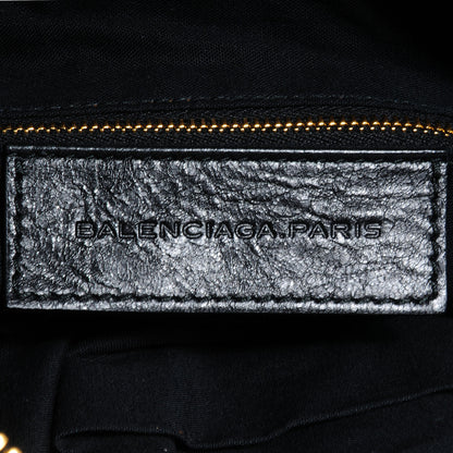 Balenciaga Agneau Giant 12 Gold Hardware Weekender Black 8 of 10