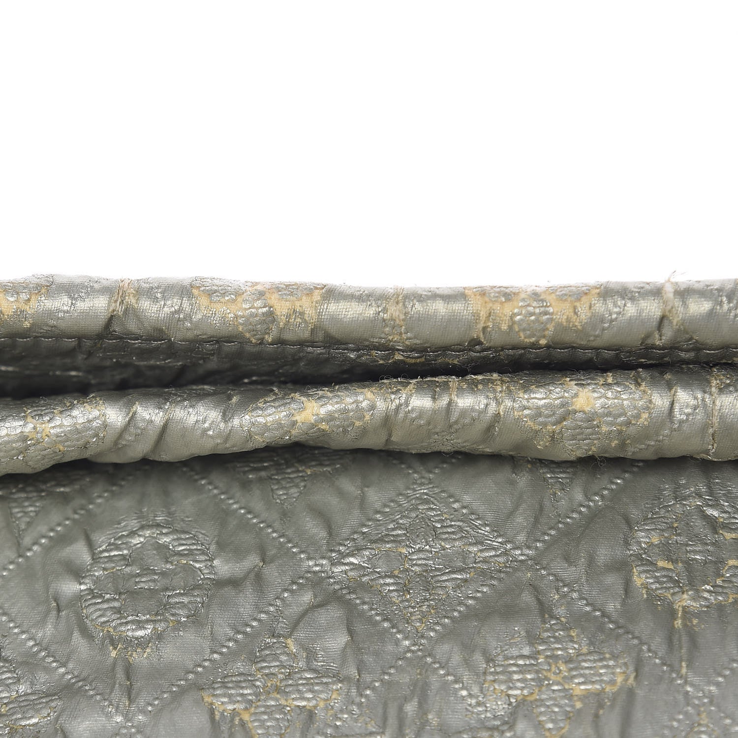 Louis Vuitton Jacquard Quilted Monogram Limelight Clutch GM Perle 13 of 20