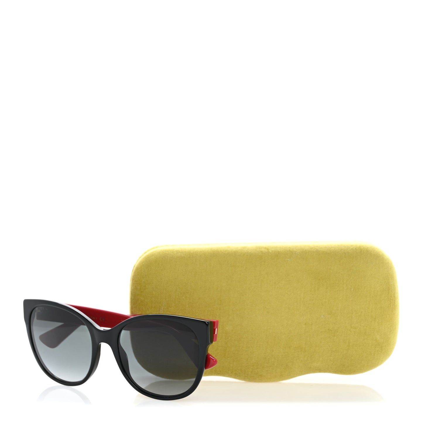 Cat Eye GG Sunglasses GG0097S Black Red