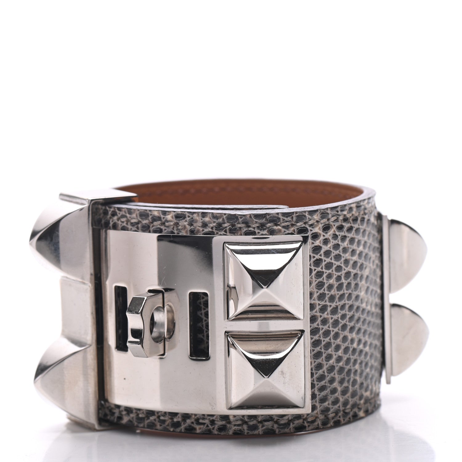 Hermes Lizard Collier De Chien CDC Bracelet S Ombre 3 of 7