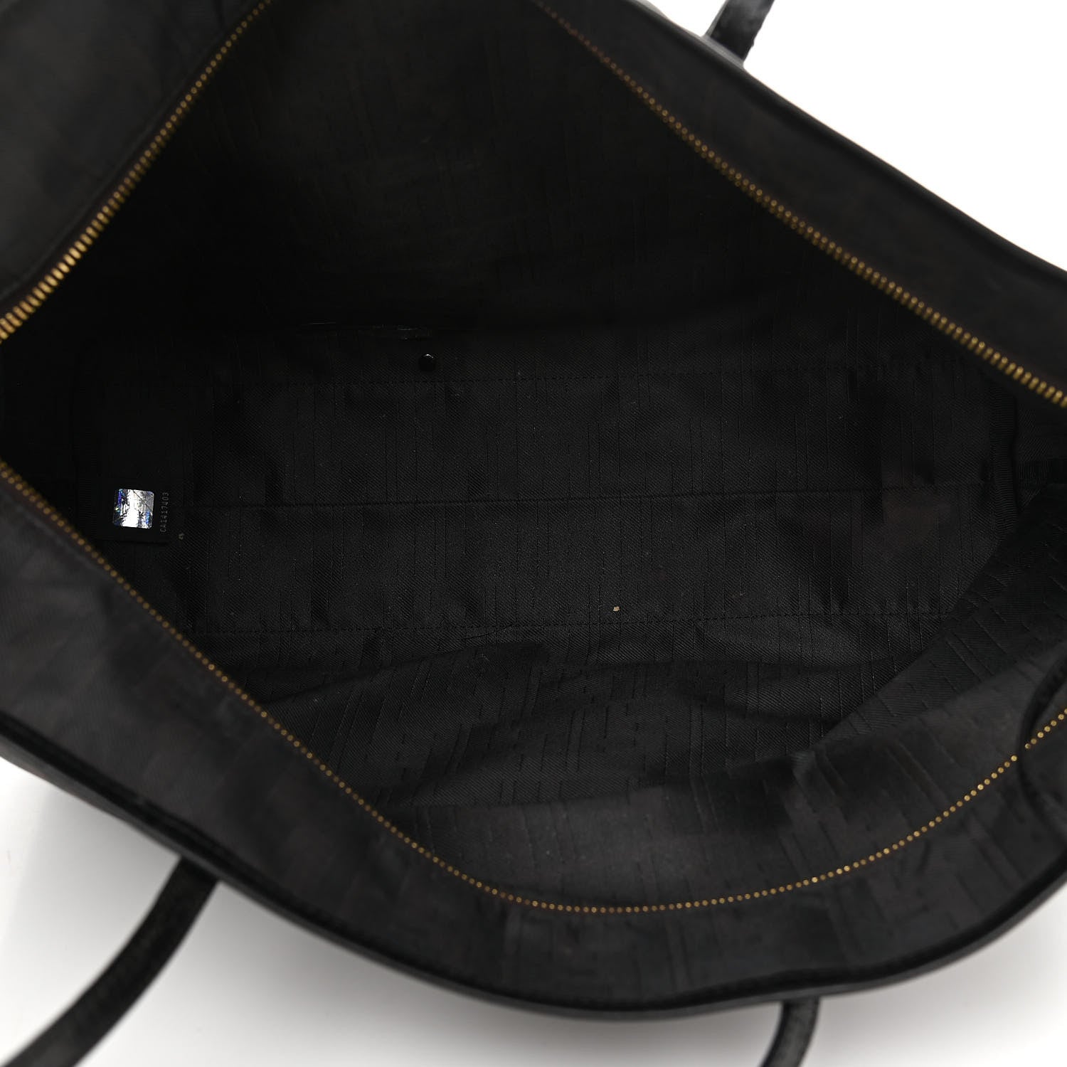 Fendi Nylon Zucca Medium Roll Tote Tobacco 6 of 22