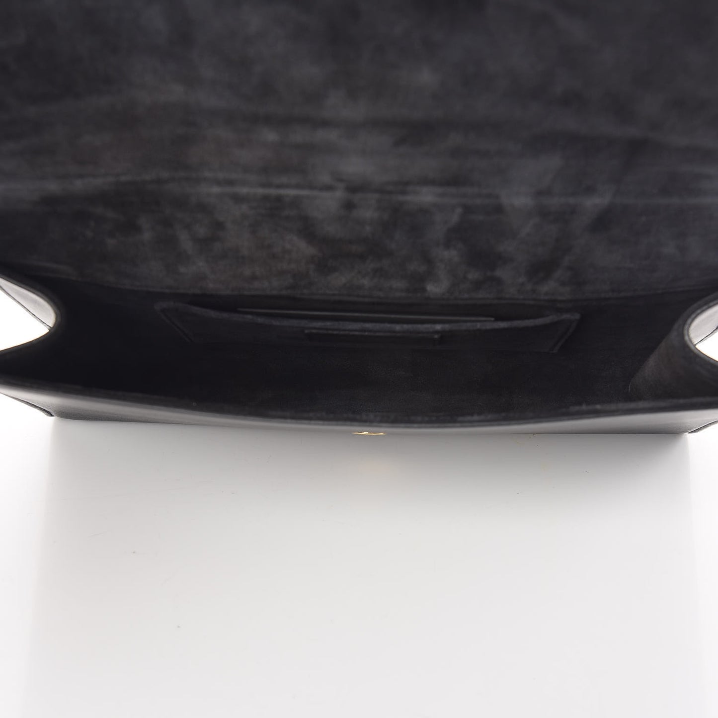 Calfskin Classic Y Ligne Clutch Black