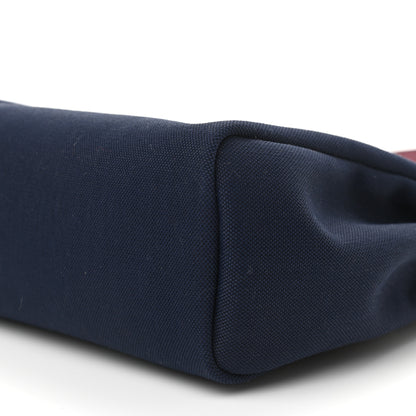 Hermes Toile Militaire Vache Hunter Herbag Zip Retourne 31 PM Rouge Sellier Bleu Marine 12 of 12