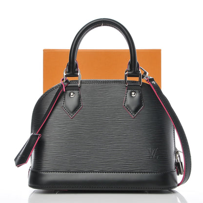 Louis Vuitton Epi Alma BB Black Hot Pink 8 of 8