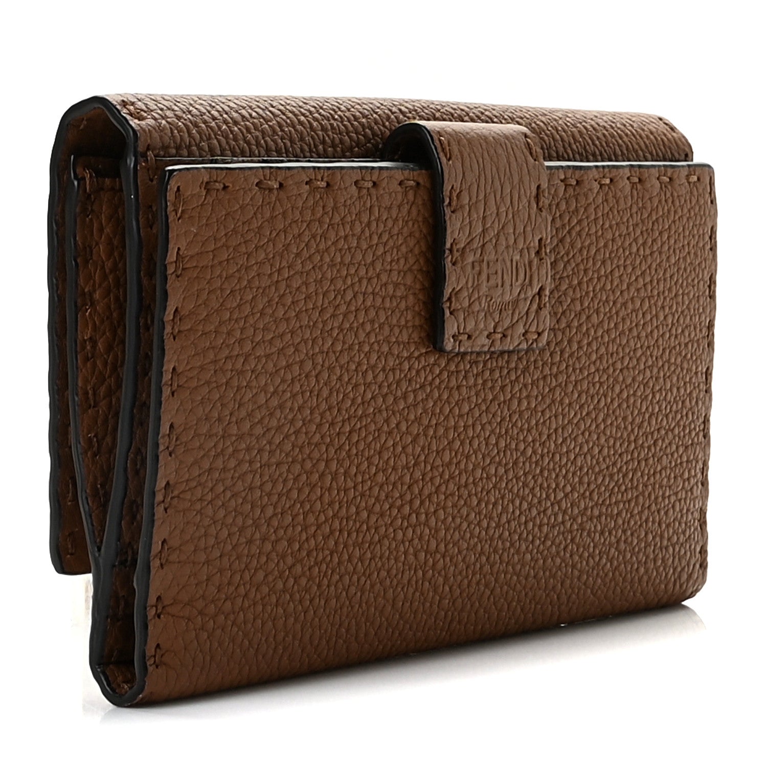 Fendi Cuoio Romano Selleria Peekaboo Continental Wallet Mou 2 of 11