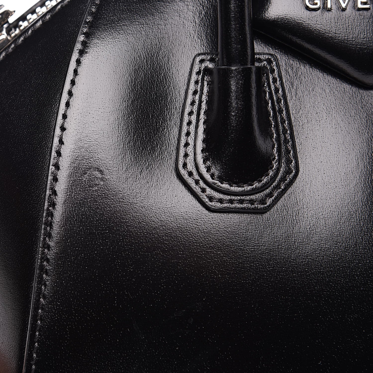 Givenchy Shiny Lord Calfskin Mini Antigona Black 11 of 11