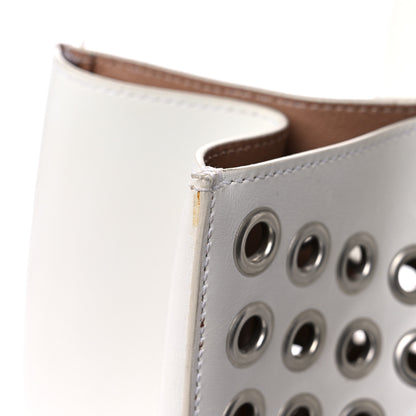 Alaia Calfskin Grommet Rose-Marie 28 Bag White 17 of 24