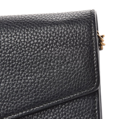 Gucci Calfskin GG Marmont Chain Wallet Black 11 of 16