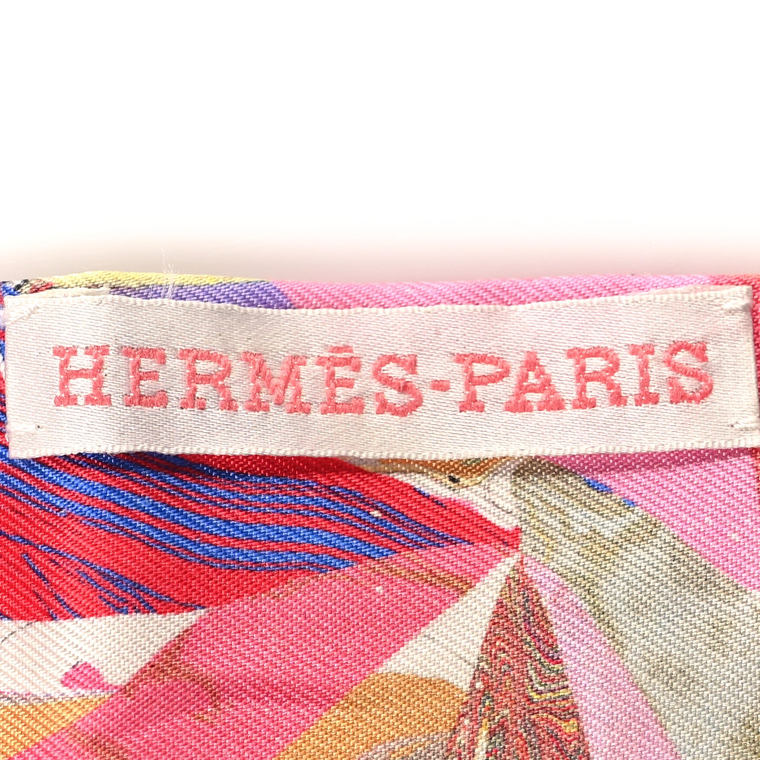 Hermes Silk Marble Silk Twilly Rose Vert Violet 4 of 4