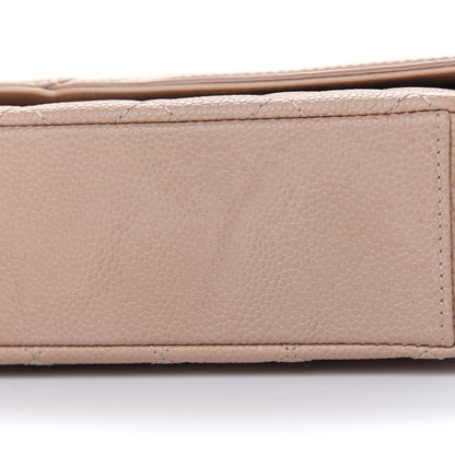 Chanel Caviar Quilted Medium CC Filigree Flap Beige 10 of 10