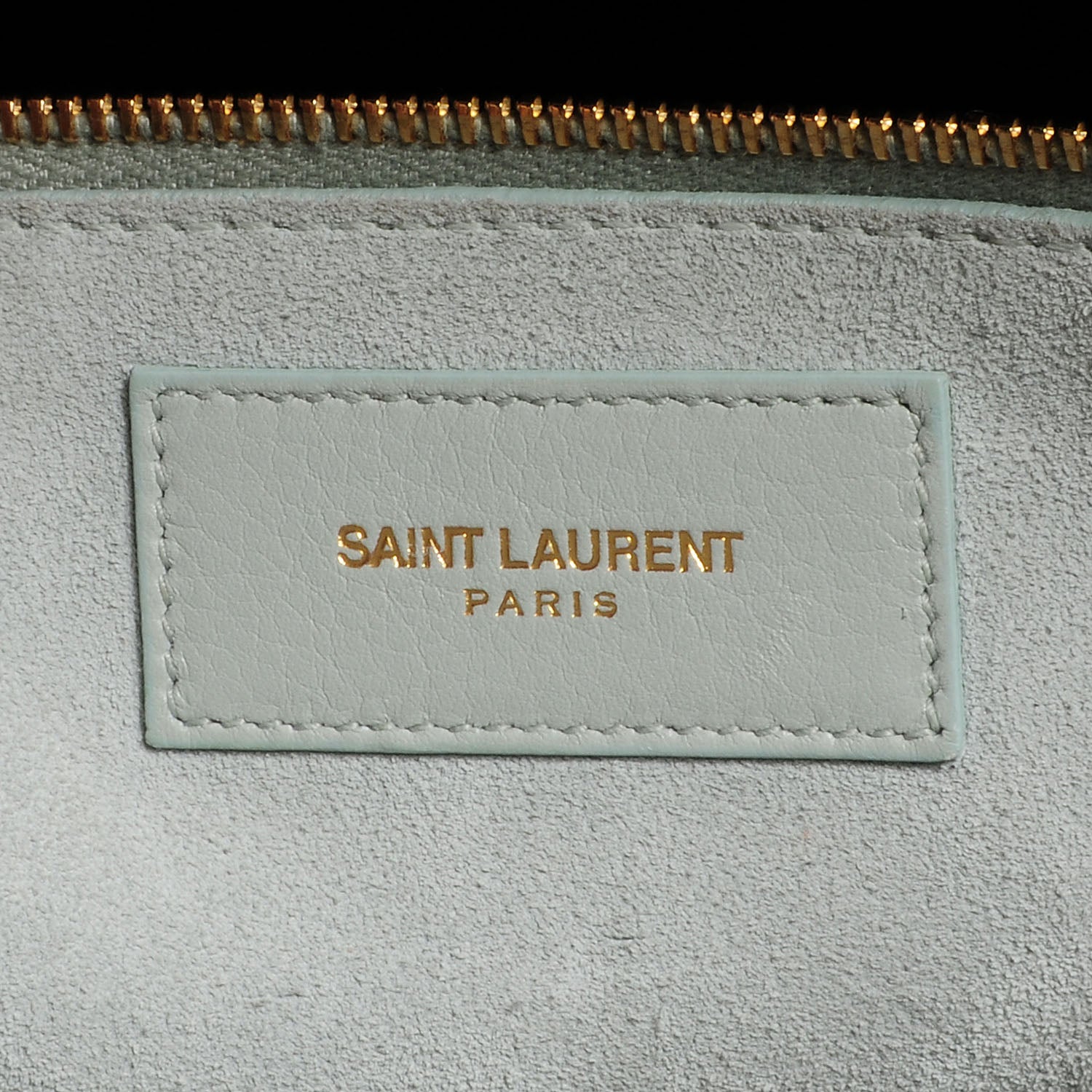 Saint Laurent Grained Calfskin Small Sac De Jour Powder Blue 8 of 8