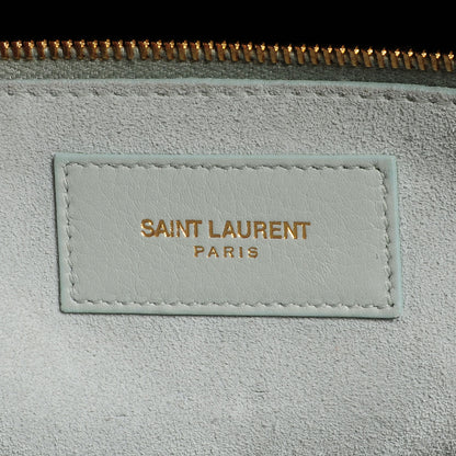 Saint Laurent Grained Calfskin Small Sac De Jour Powder Blue 8 of 8