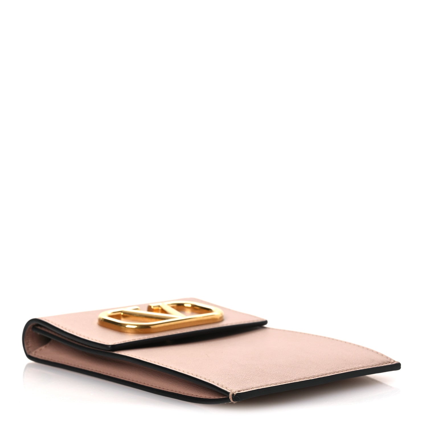 Valentino Garavani Calfskin Vlogo Phone Pouch Poudre 4 of 13