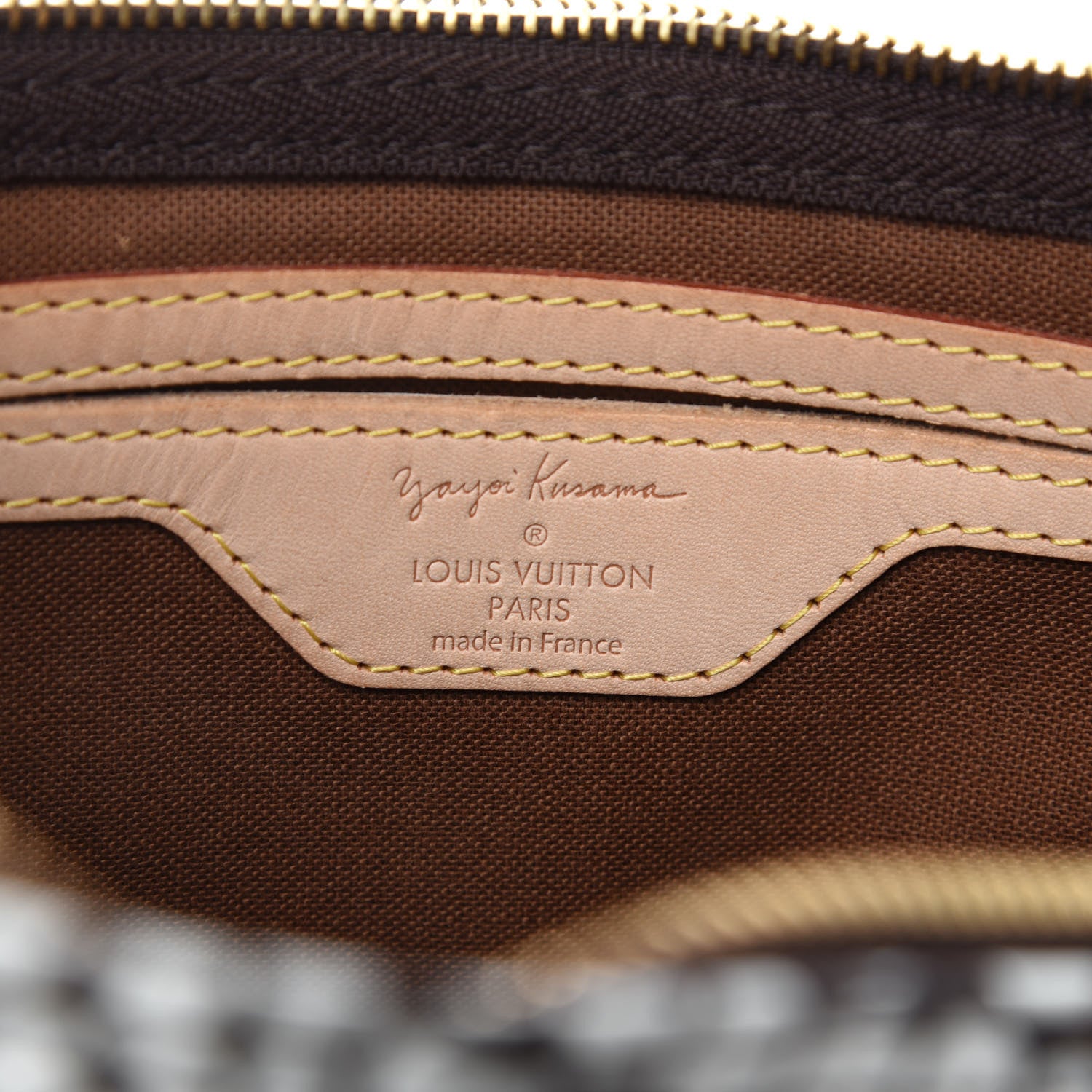 Louis Vuitton Monogram Kusama Town Speedy 30 White 8 of 10