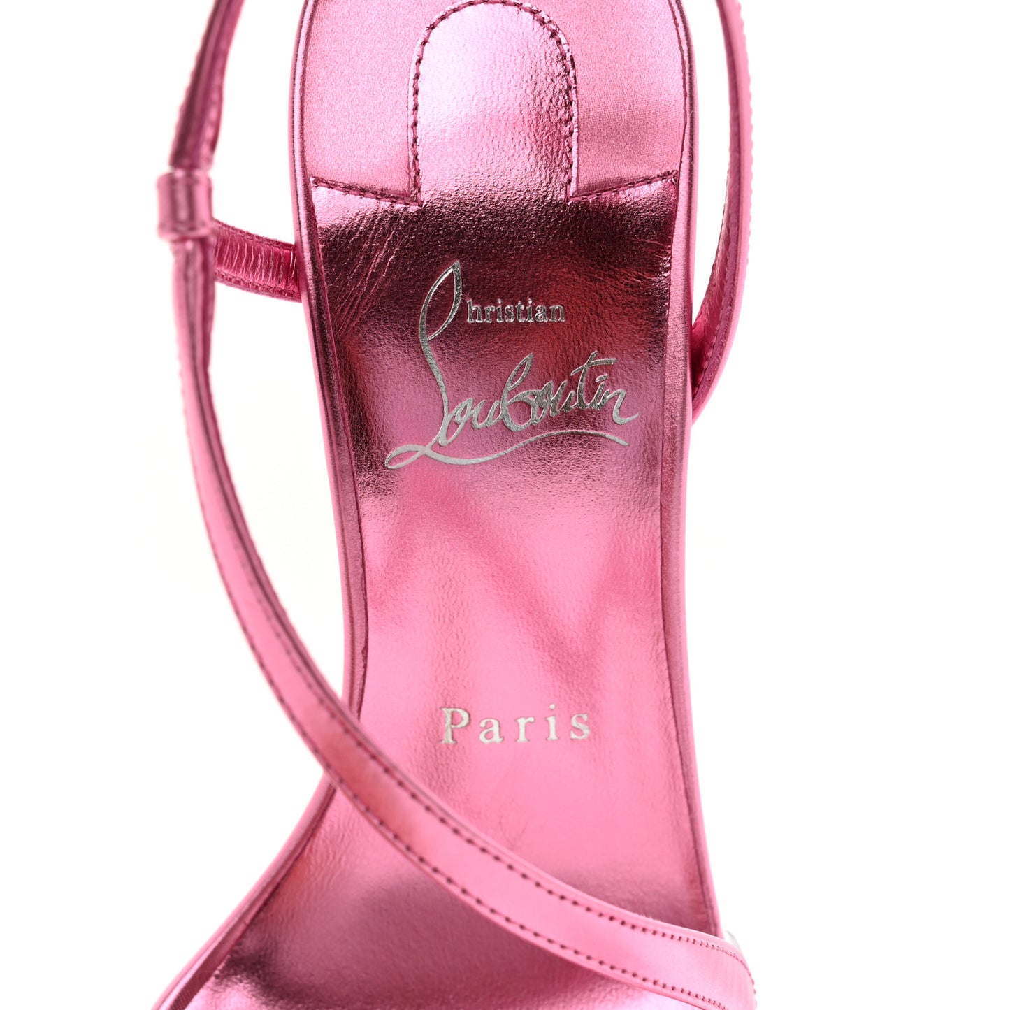 Kid Laminato Satin PVC Rosalie 100 Sandals 38 Glam