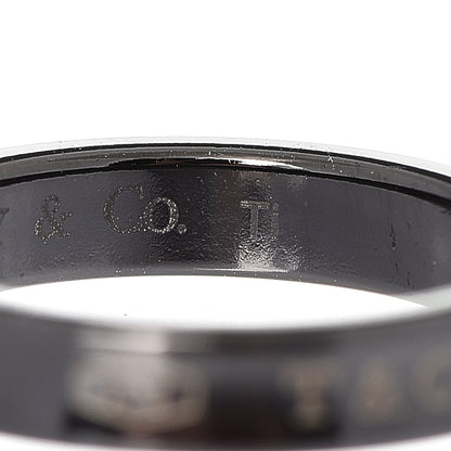 Tiffany Titanium 4mm Narrow 1837 Ring 56 7.5 6 of 6